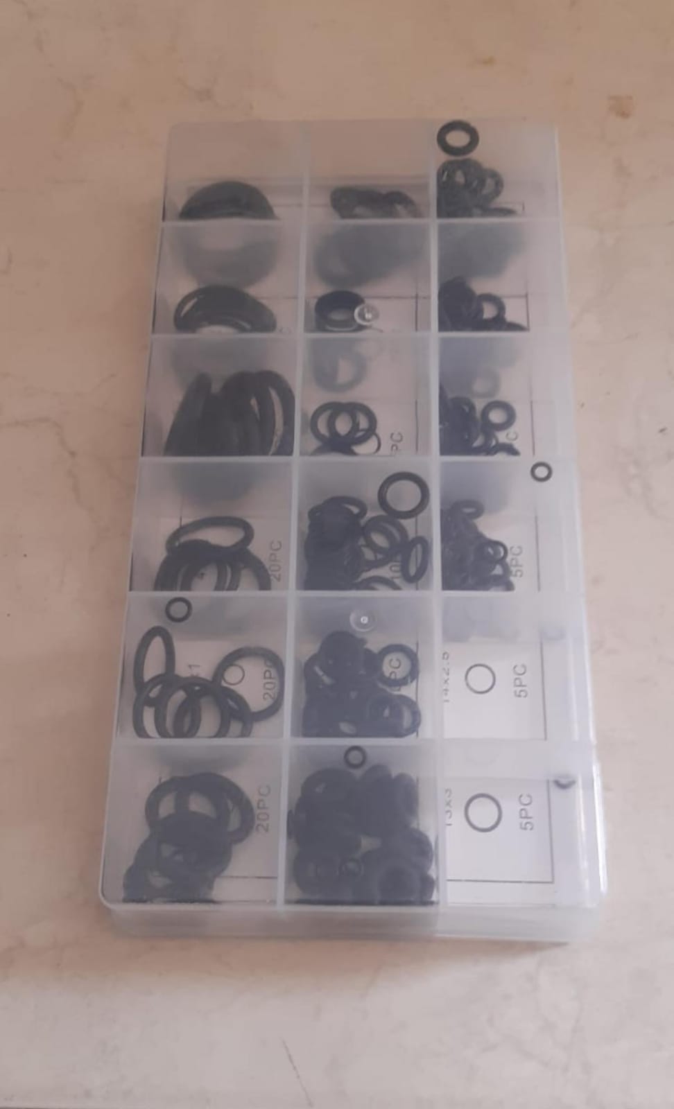 caja de oring surtidos