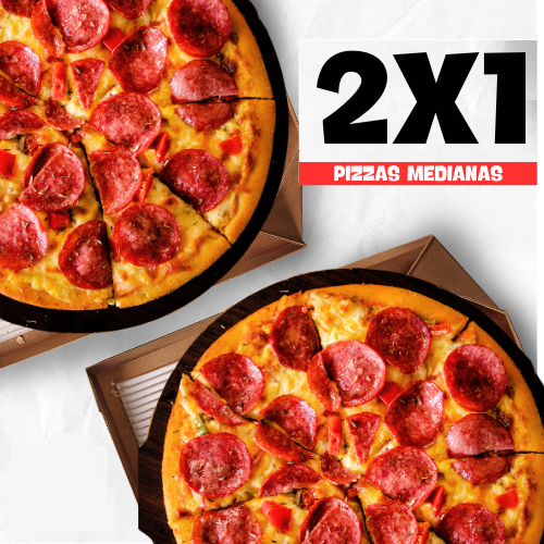 2x1 pizza peperoni