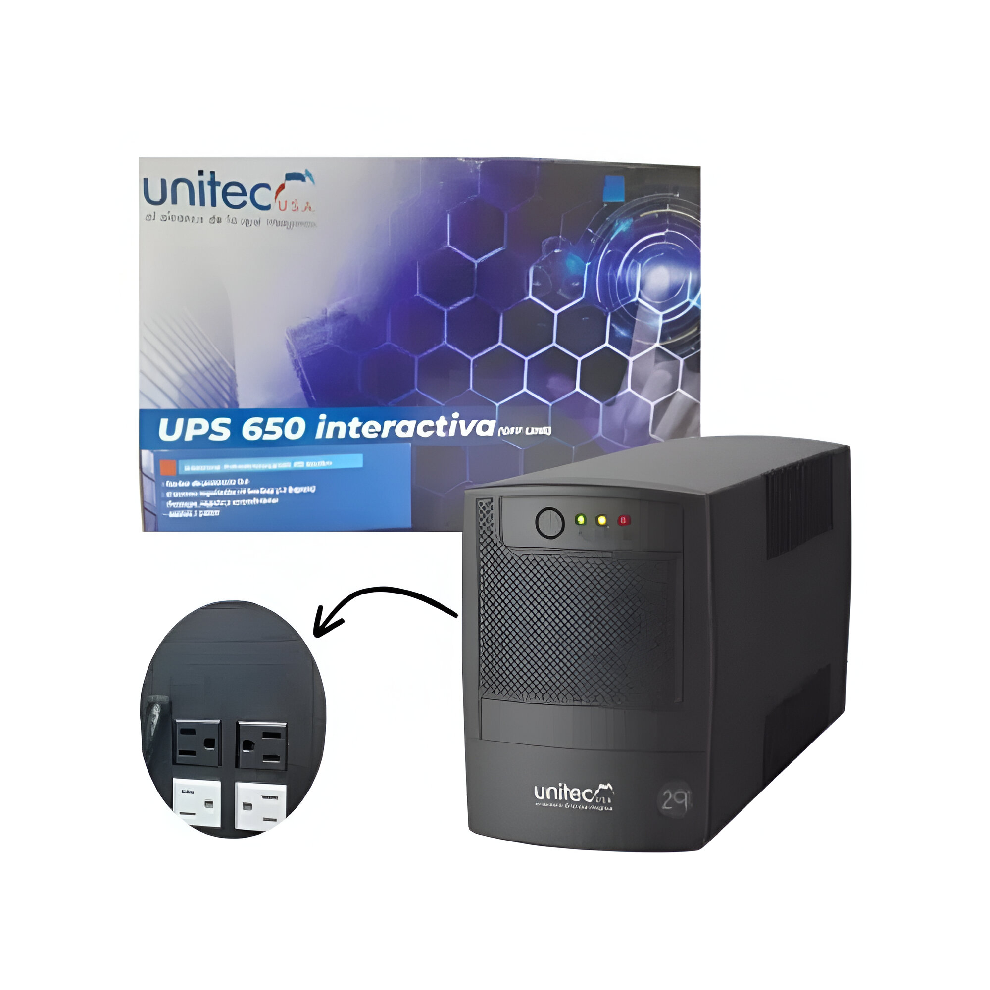 UPS INTERACTIVA 650 UNITEC 