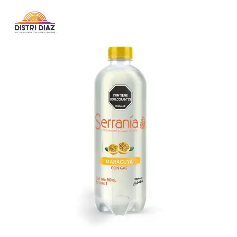 AGUA SERRANIA MARACUYA X 12 UNDS