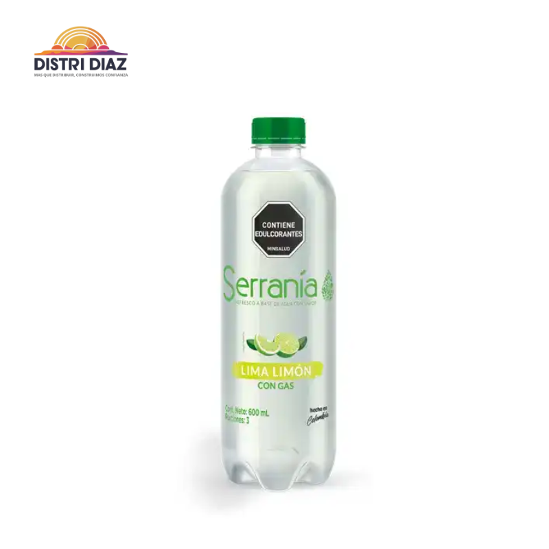 AGUA SERRANIA LIMON X 12 UNDS