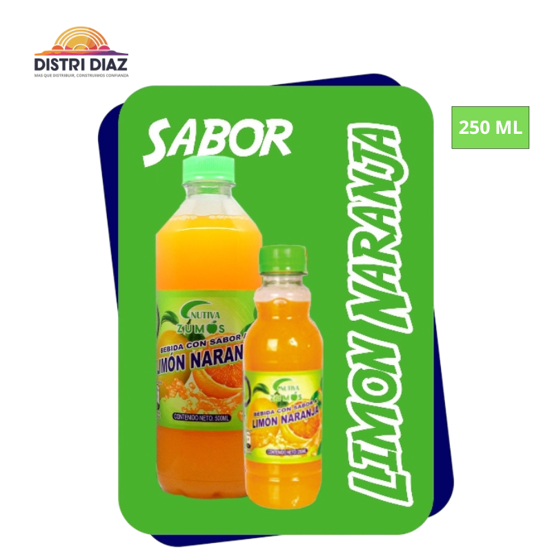 ZUMO 250ML X 15UNDS LIMON NARANJA