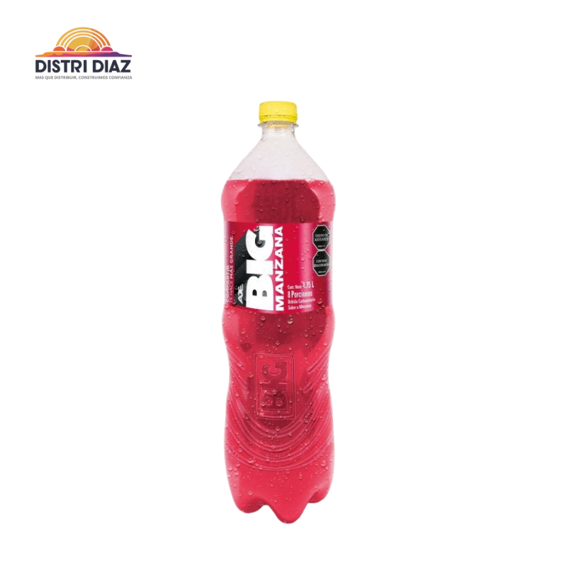 GASEOSA BIG COLA MANZANA 1750 ML X8 UNDS
