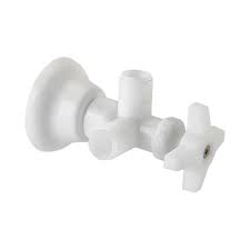 LLAVE PASO SANITARIA DOBLE PLASTICA