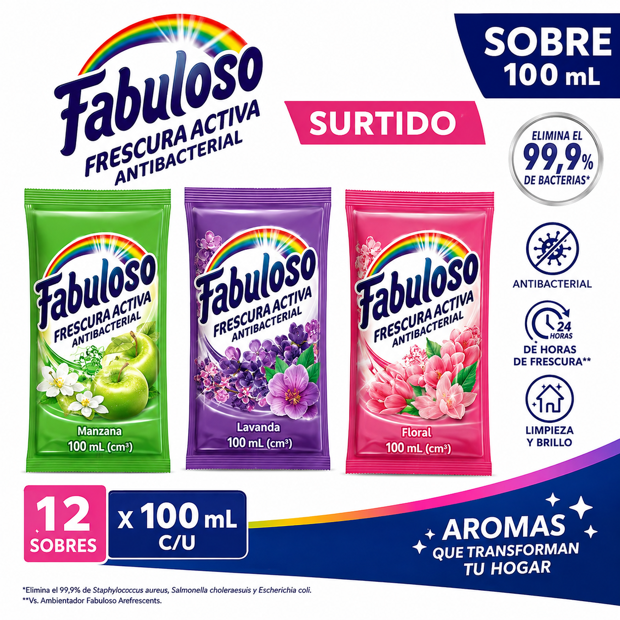 fabuloso x12x100ml